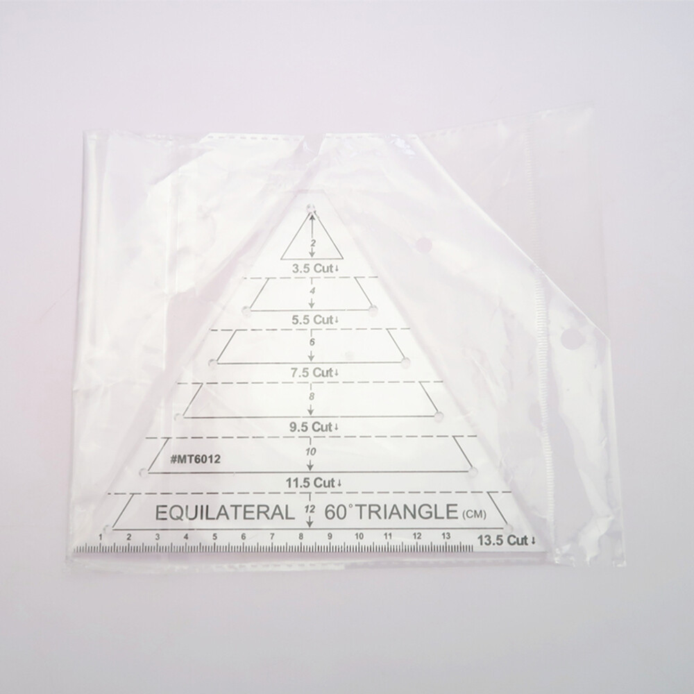 Patchwork Ruler 60 Degree Triangle Quilting Ruler Patchwork Acrylic Template