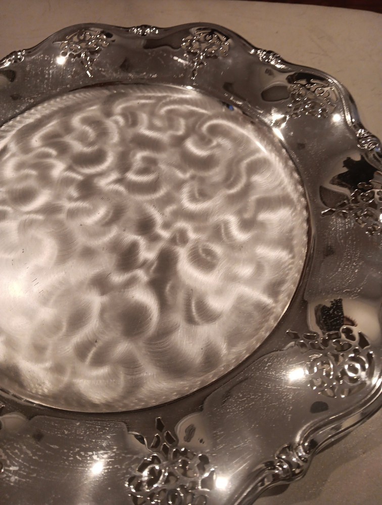 Vntg WMF Ikora Silver Plate Footed Serving-made In Germany