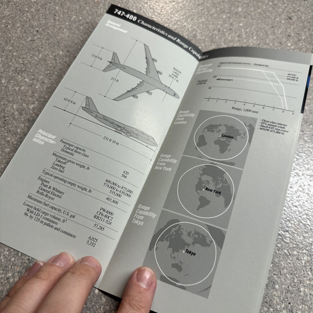 Boeing 747-400 Technical Characteristics Brochure