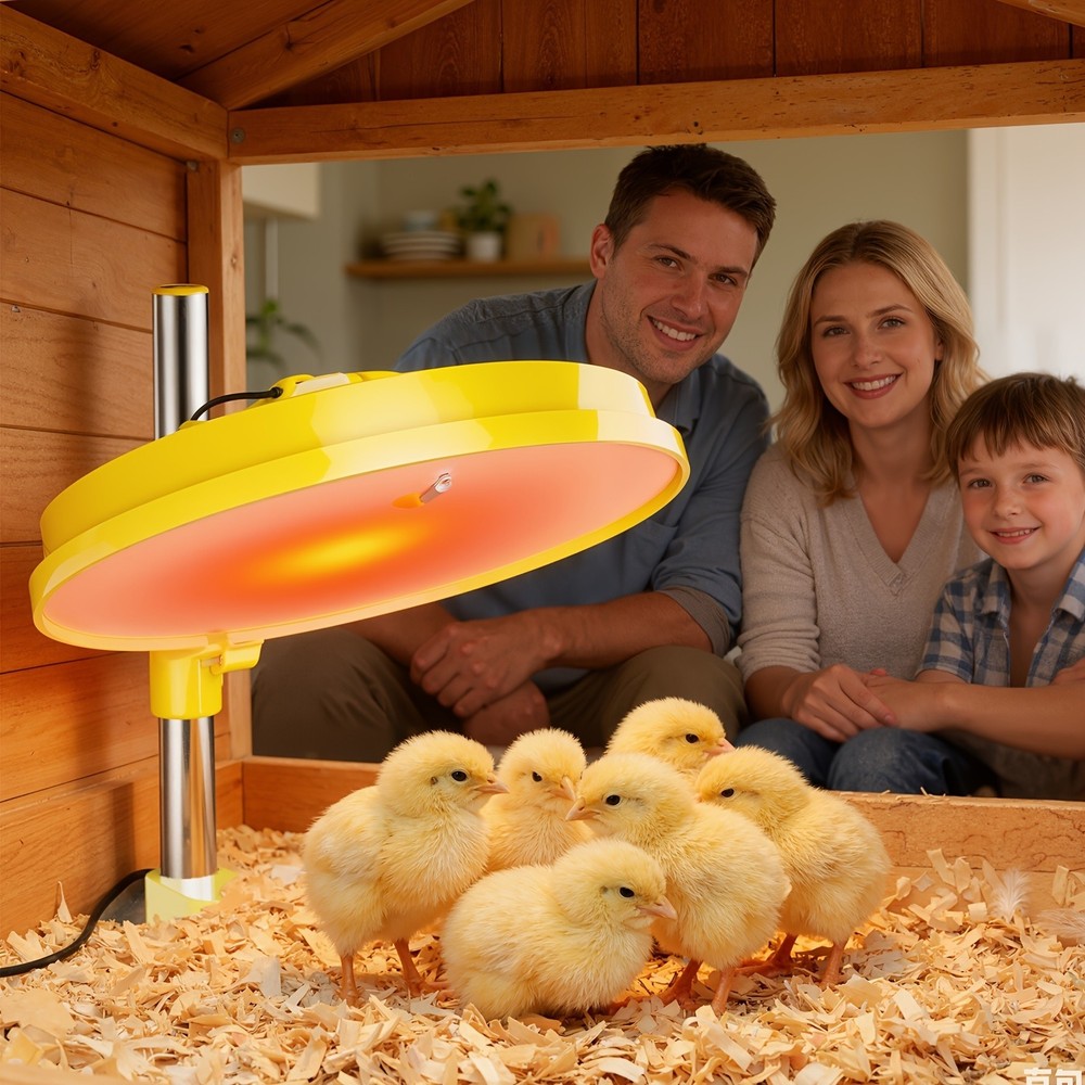 45W Chick Brooder Heating Plate Brooder Heater for Chicks with Adjustable Height