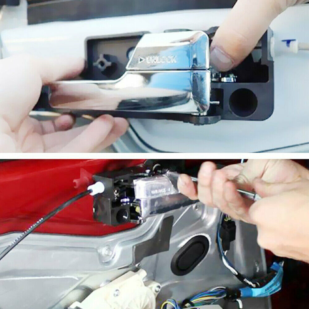 Chrome Front Inner Inside Door Handle Left Driver Side for Ford Fusion 2006-2012