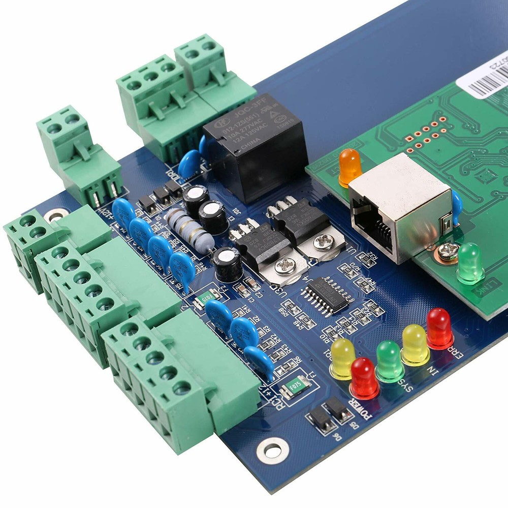 Wiegand TCP/IP Network Access Control Board Panel Controller For 1 Door 2 Reader