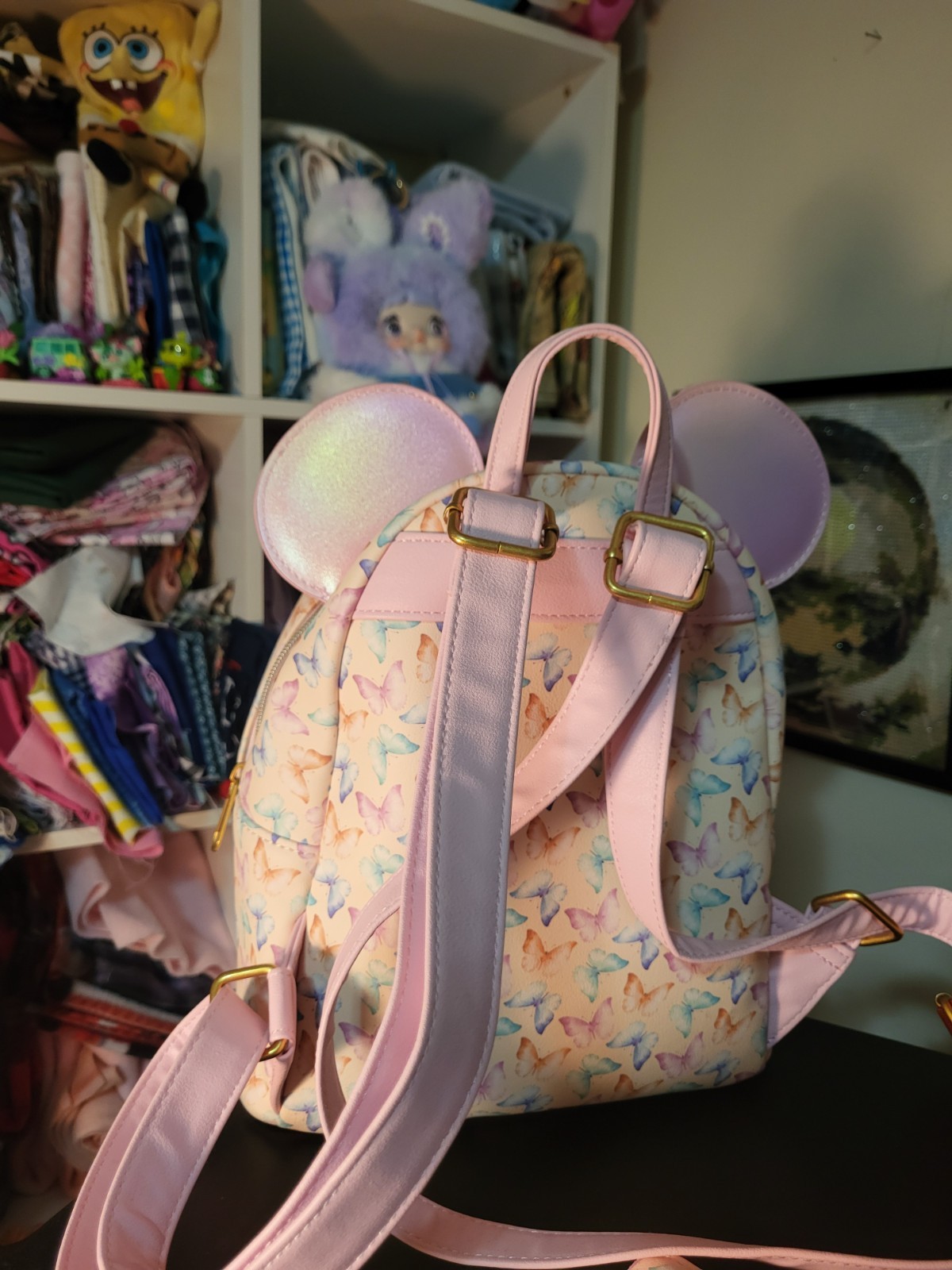 Loungefly Disney Butterfly Backpack And Wallet Set. NWOT