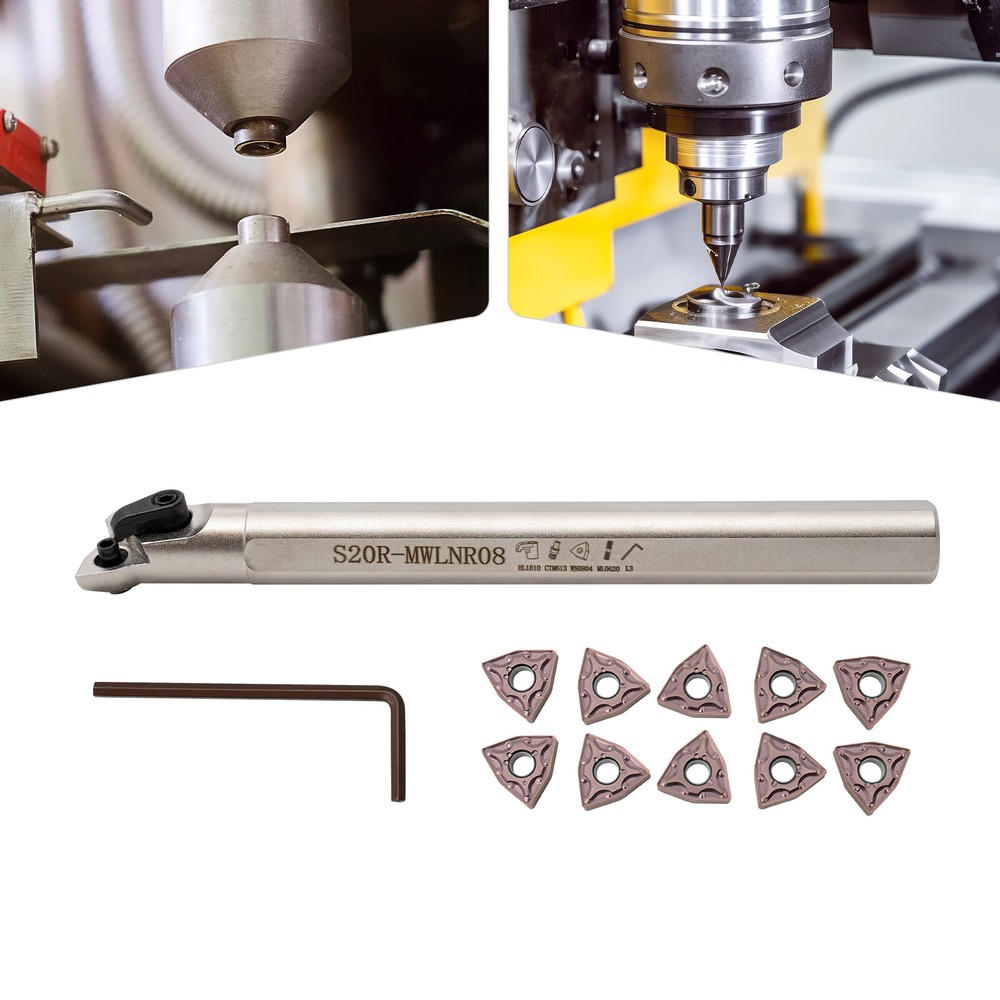 20mm  Lathe Internal Boring Bar Turning Tool Holder + Indexable Carbide Insert