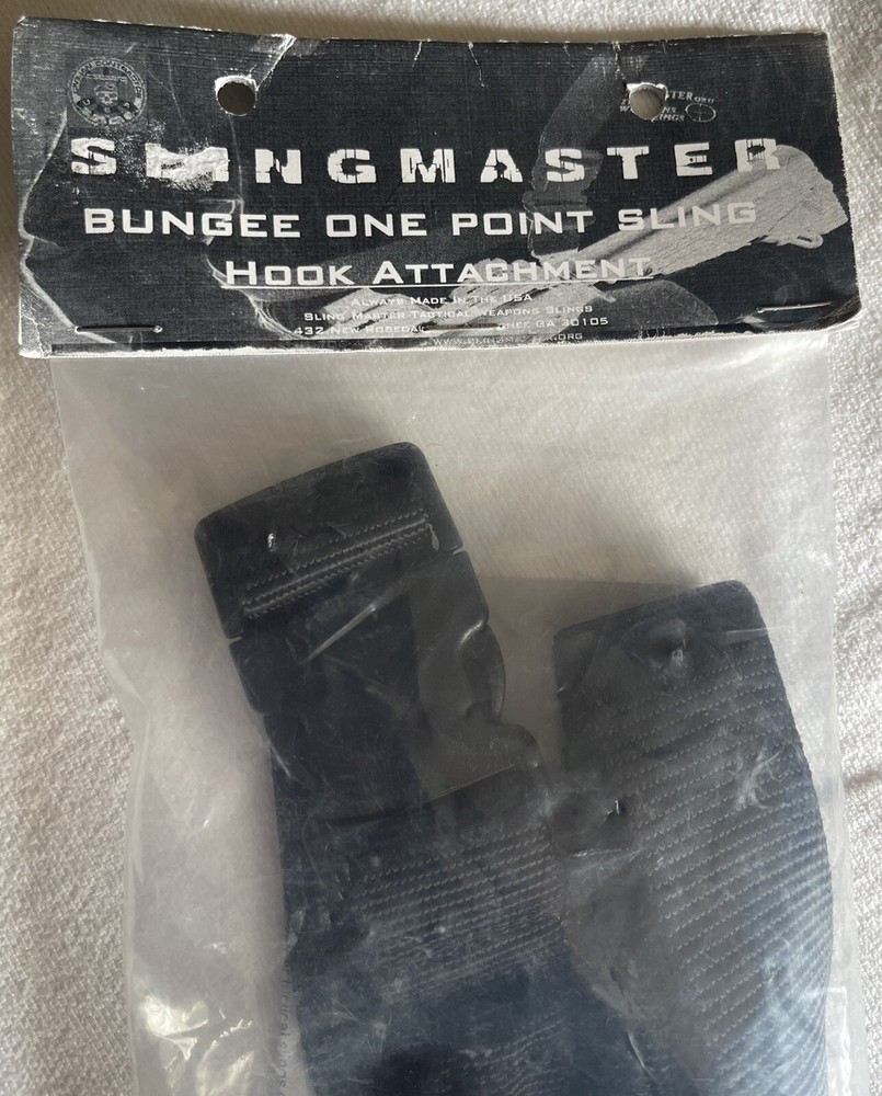 SLINGMASTER Tactical Bungee One Point Sling With Hook Attachment New In Package