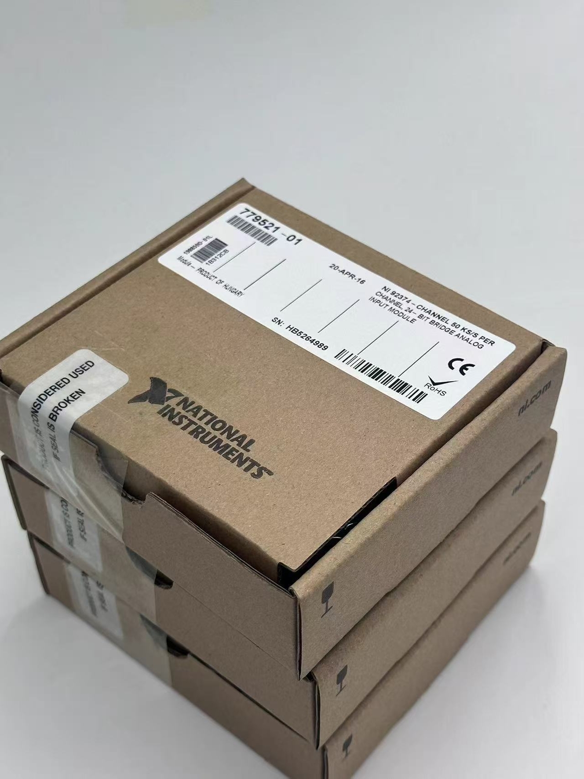 National Instruments NI 9237 cDAQ Strain / Bridge Input Module, RJ50 new in box