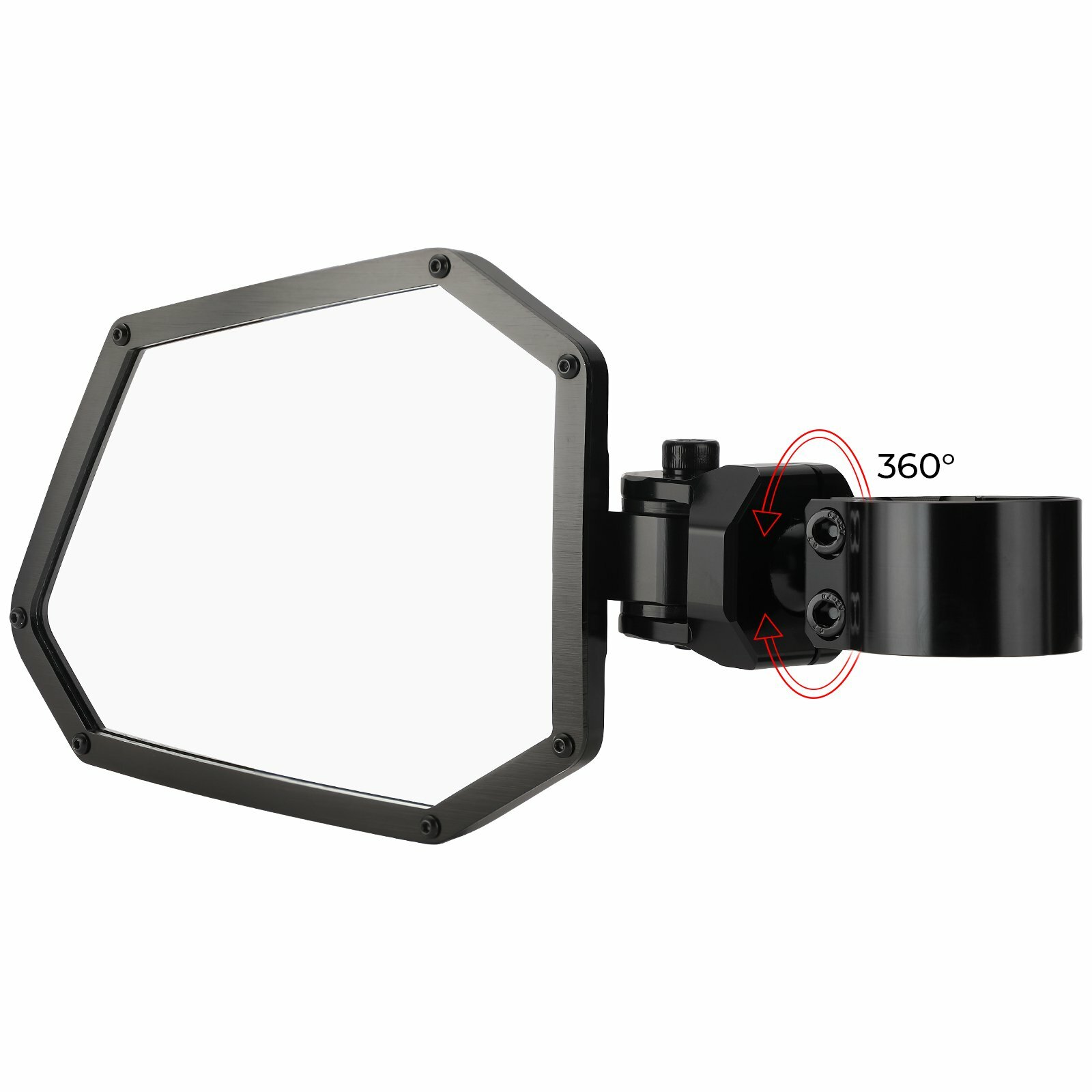 Chupacabra Offroad Cuero Pro UTV Mirrors (set of 2) for 1-3/4" OD Tube-Black