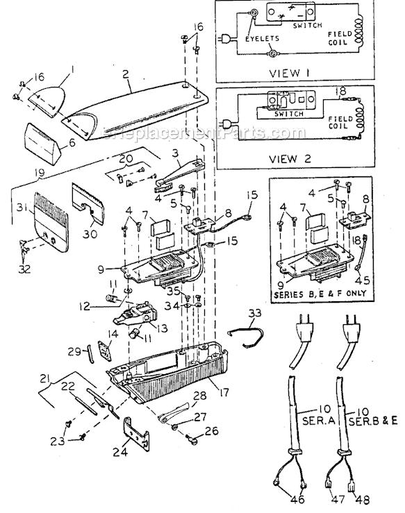 Parts for Oster FAST FEED