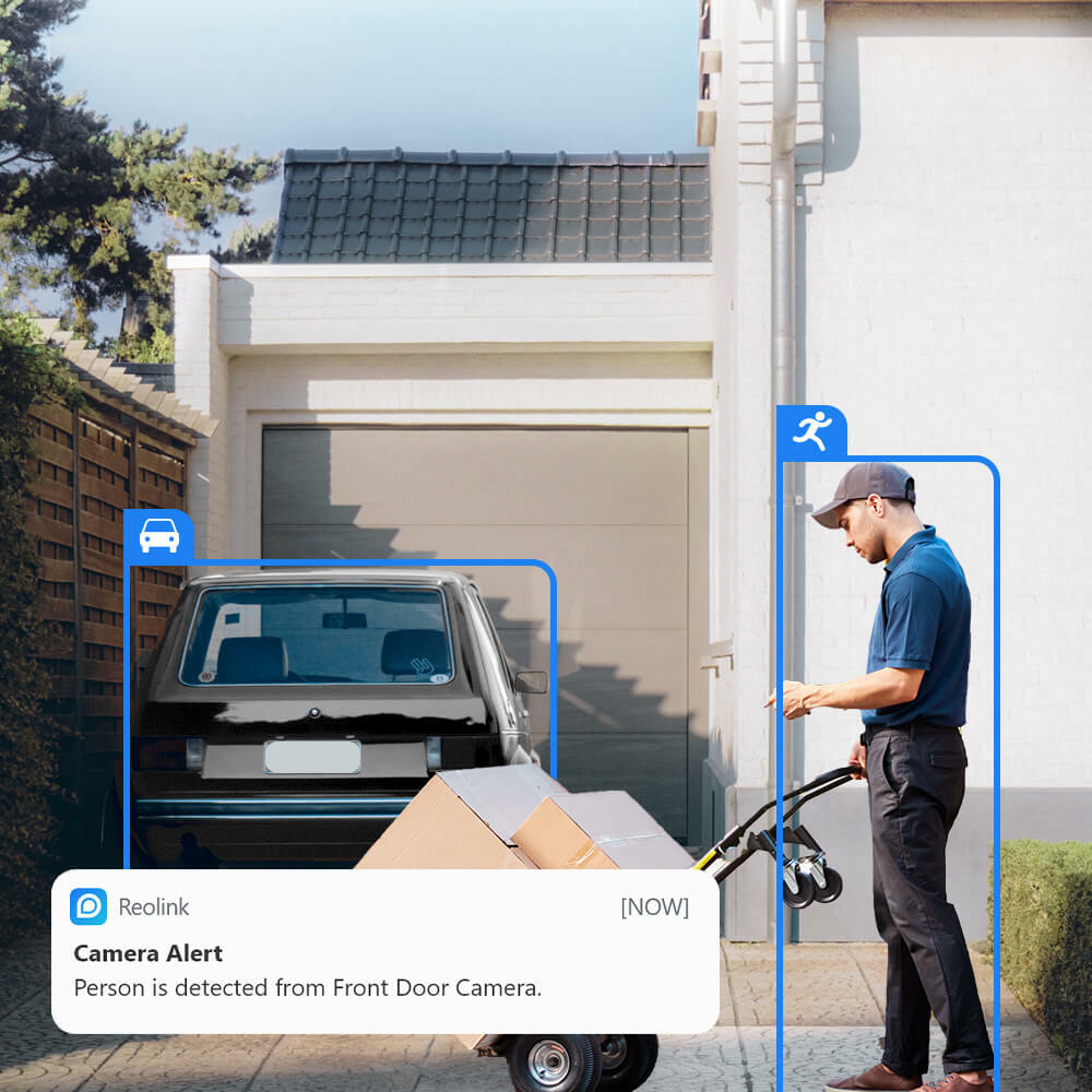 4MP 4G LTE Network Mobile Security Camera Battery Solar Powered Reolink GO Plus