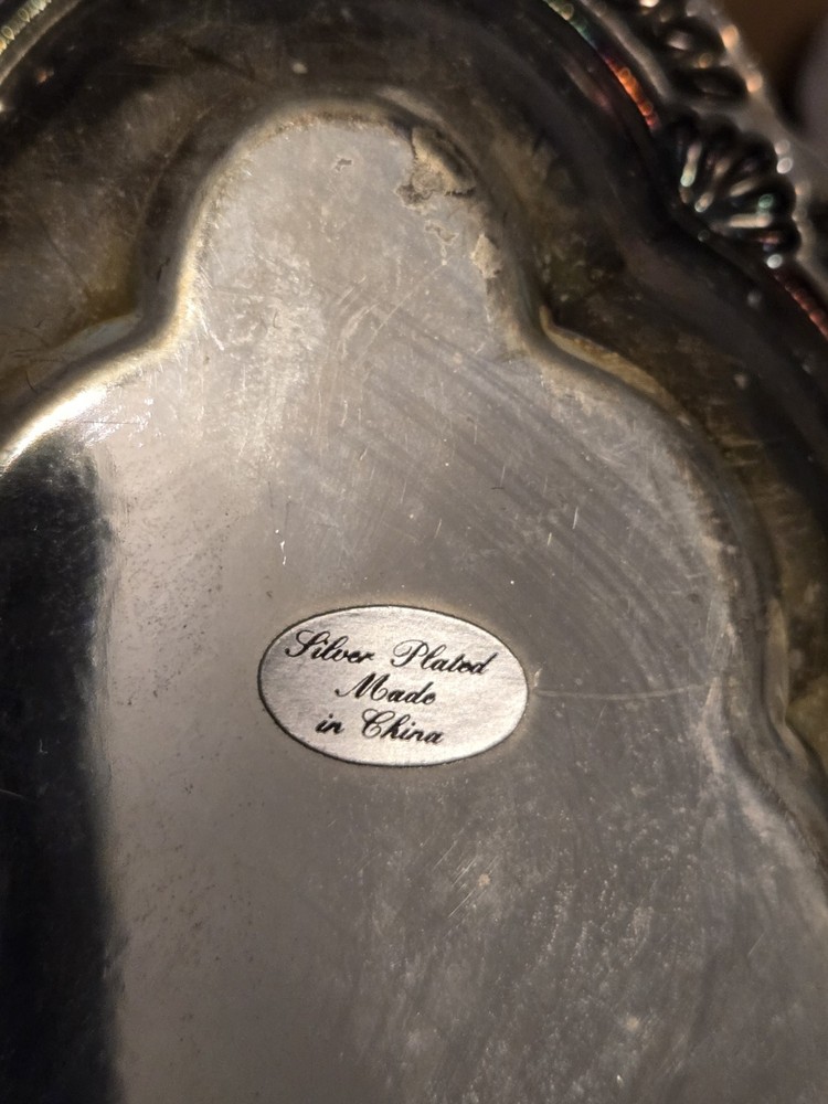 Silver Plated Serving Tray Dish