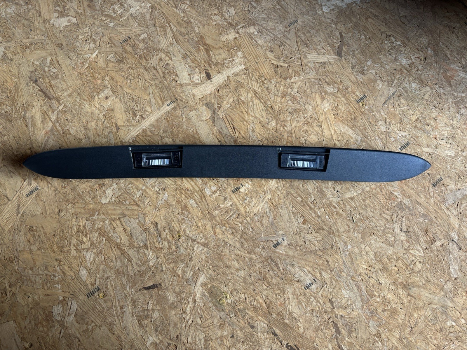 2019-2026 Mercedes Sprinter Rear Door Plate Number Trim Bracket w/ Light Holder