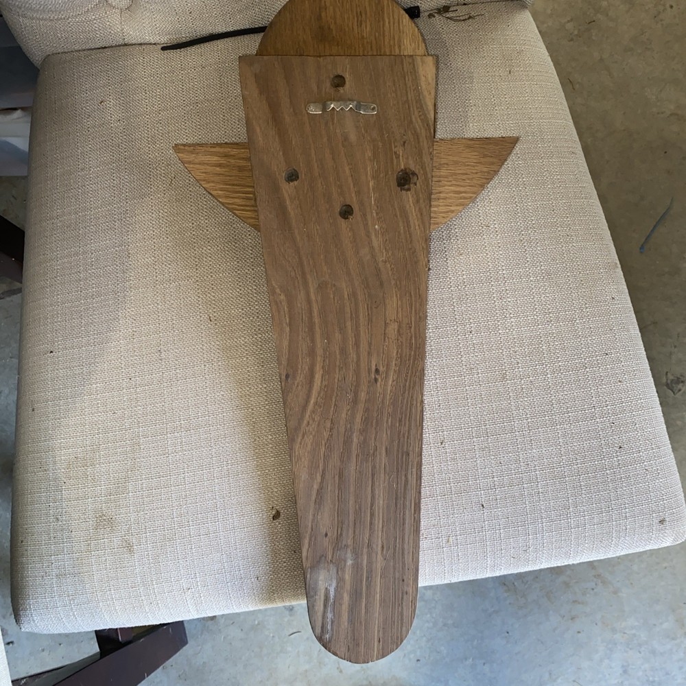 Solid Oak Wood Turkey Fan / Beard Mounting Kit