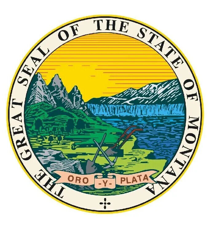 Montana State Seal Sticker Decal