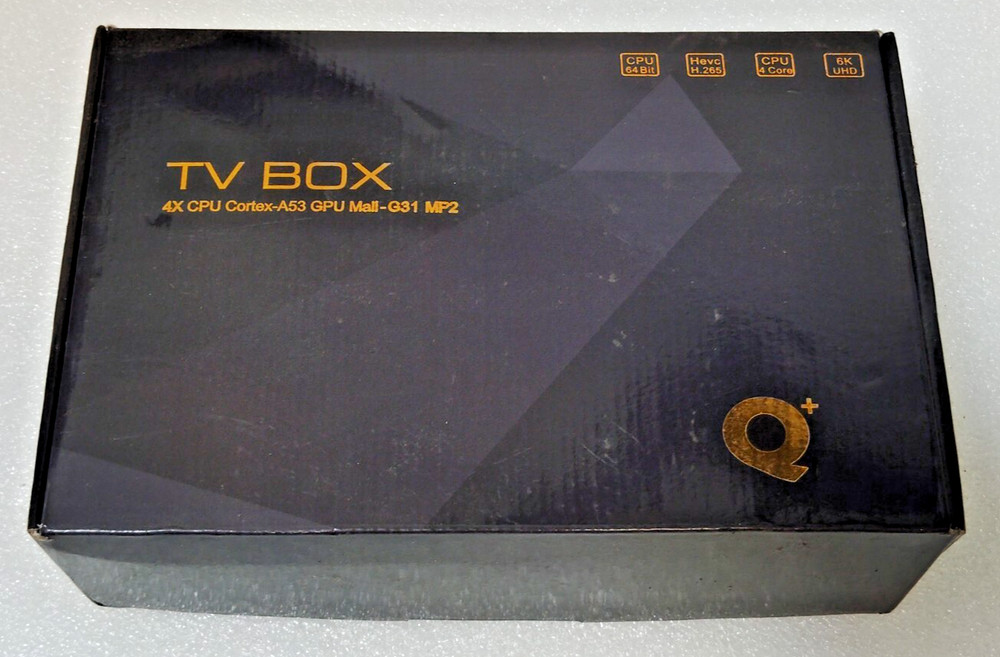 OTT TV Box Android 4X CPU Cortex-A53 GPU Mali-G31 MP2