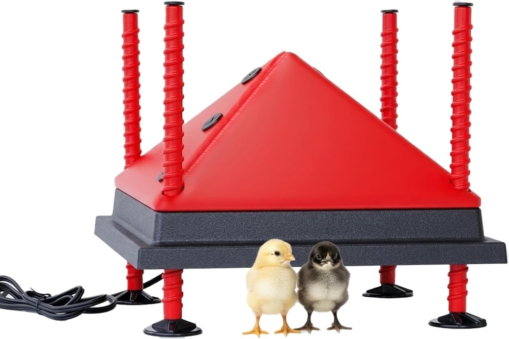 Adjustable Heating Plate 12x12” for 20 Chicks – Energy-Efficient & Safe Design