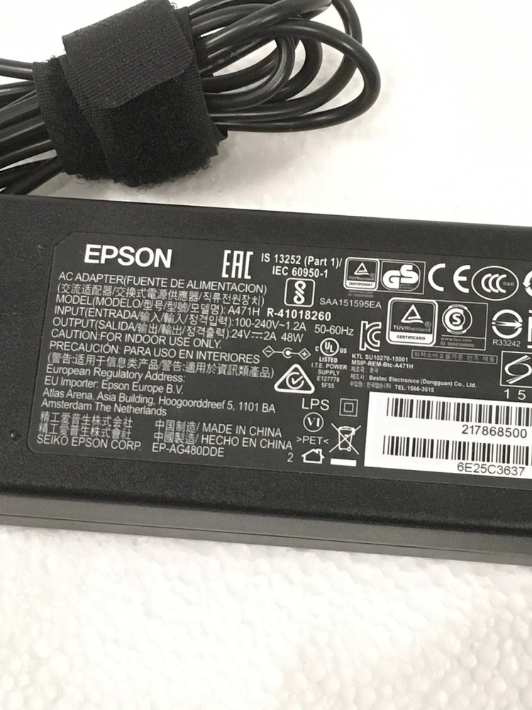 Epson WorkForce DS-7500 J311A Document Scanner w/Adapter, 6K Scan Count, WORKS