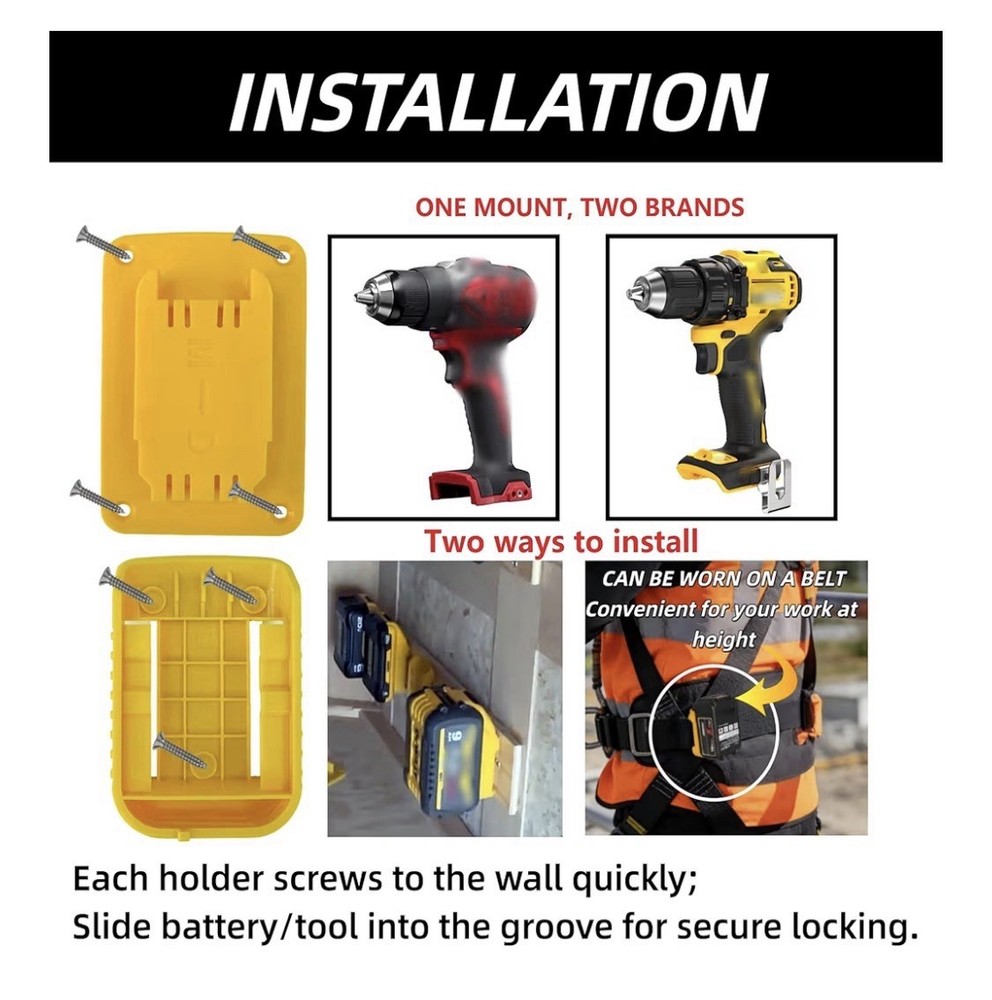 5 / 3 Combo Pack Tool & Battery Mount Holder