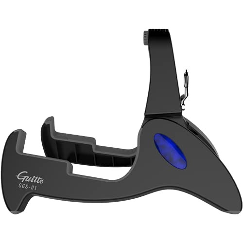 GUITTO Guitar Stand Tripod Adjustable Classic A-Frame small, black