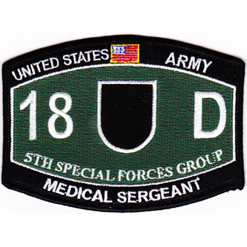 5th Special Forces Group 18D MOS Patch