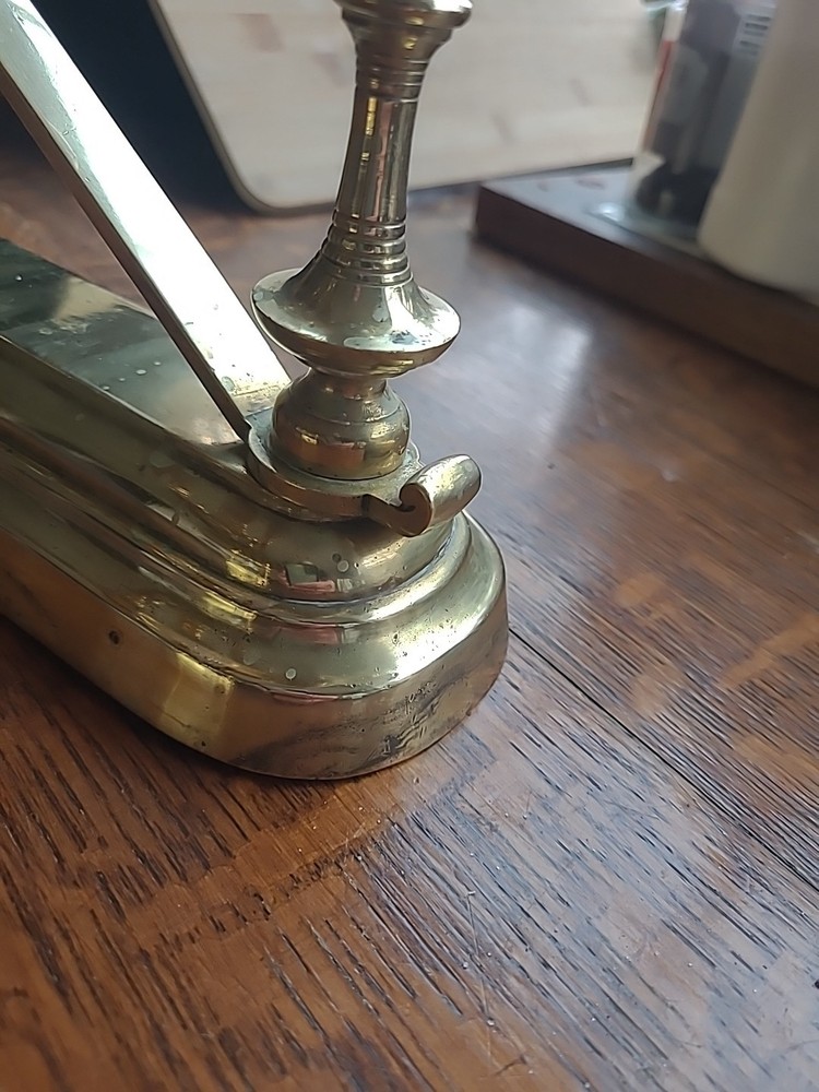 Antique Brass Fire Companion Set