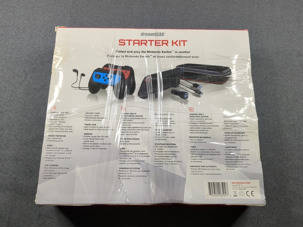 Nintendo Switch Starter Bundle DreamGear DG-DGSW-6502 NEW/OPEN BOX