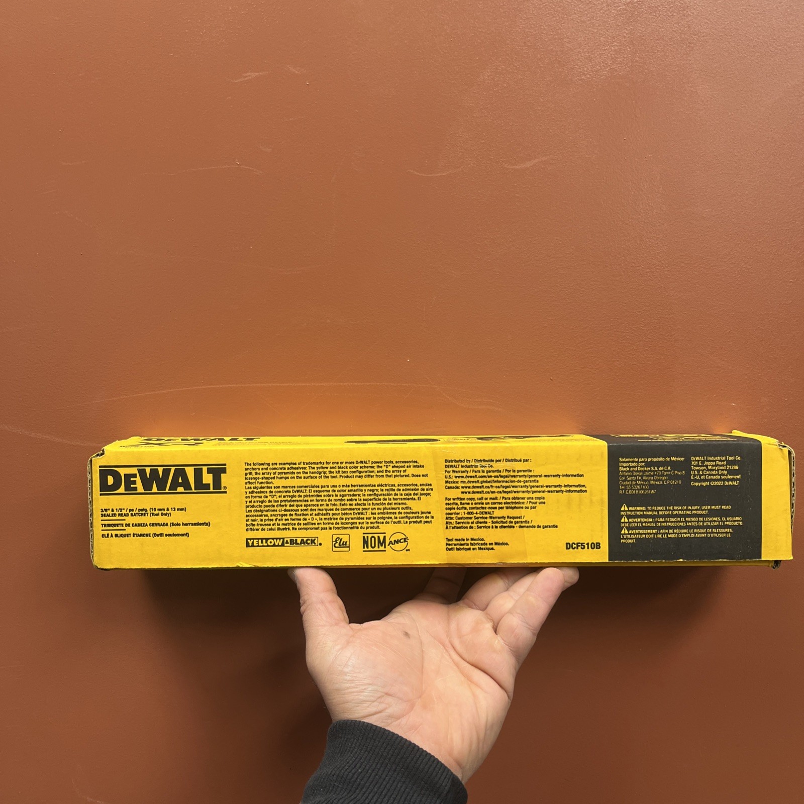 DeWalt DCF510B 20V MAX XR 3/8″-1/2″ Drive Sealed Head Ratchet Wrench – Tool Only