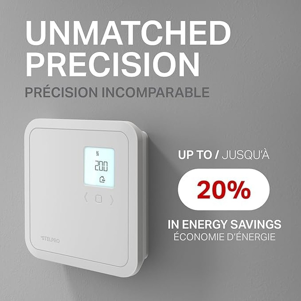 Stelpro Programmable Electronic Thermostat for Baseboards and Convectors, Acc...