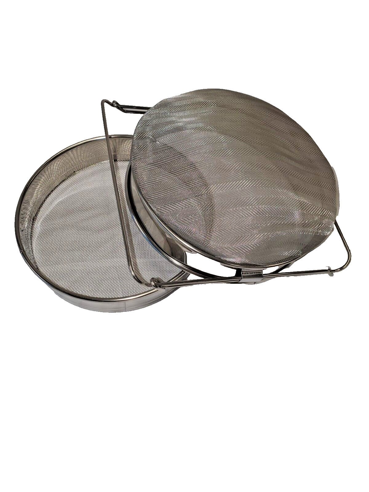 Stainless Steel Strainer Double Sieve Mesh Filter Honey Bee Equipment