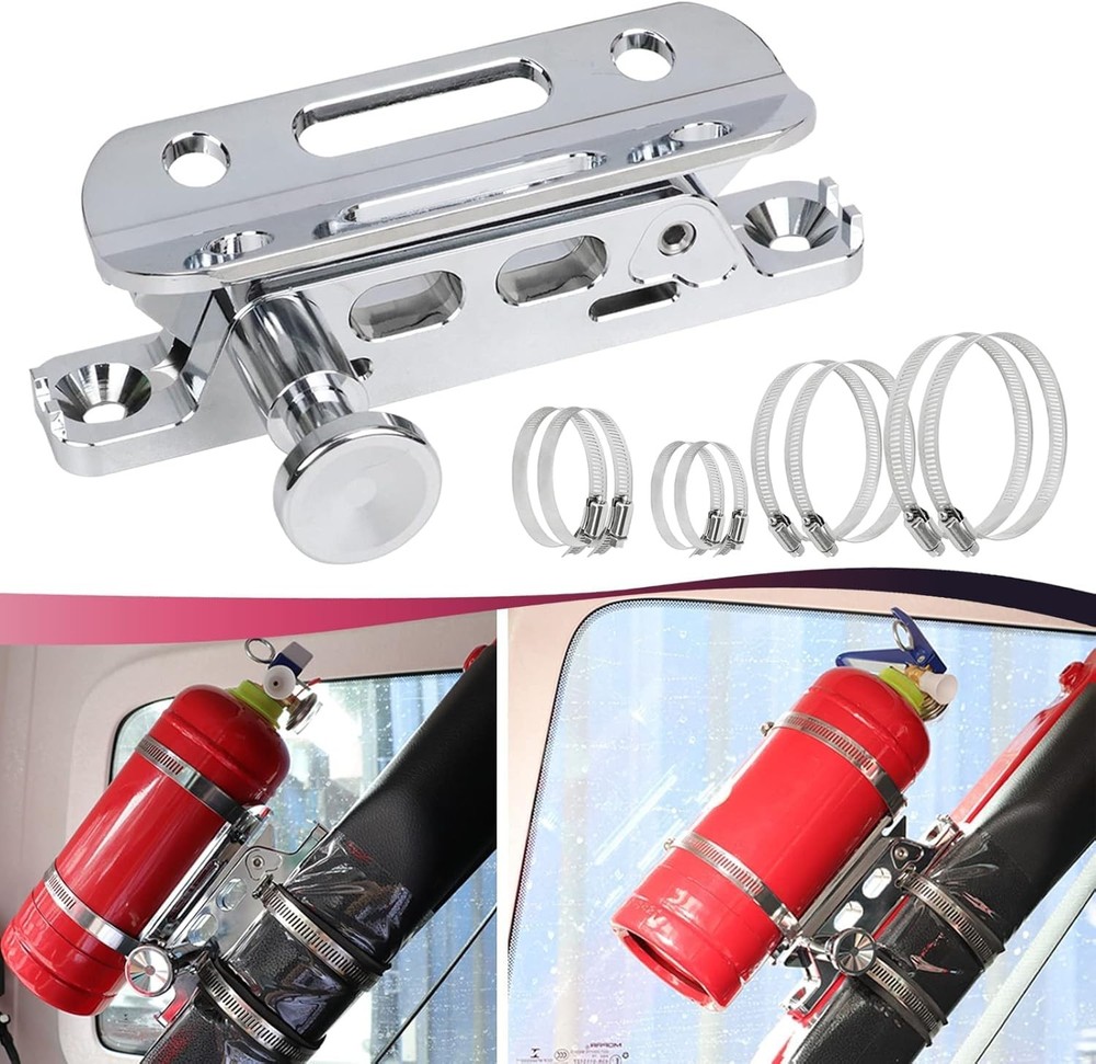 Release Fire Extinguisher Mount Roll Bar Extinguisher Mounting Bracket Compatibl