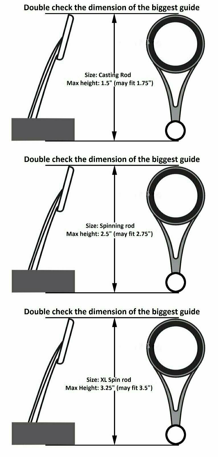 Reaction Tackle Fishing Rod Cover/ Rod Sleeve/ Rod Sock (2-Pack) Red