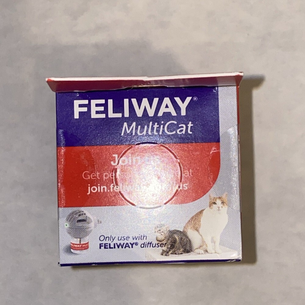 Feliway MultiCat Diffuser 30 Day REFILL, 48 ml Exp 09/2026