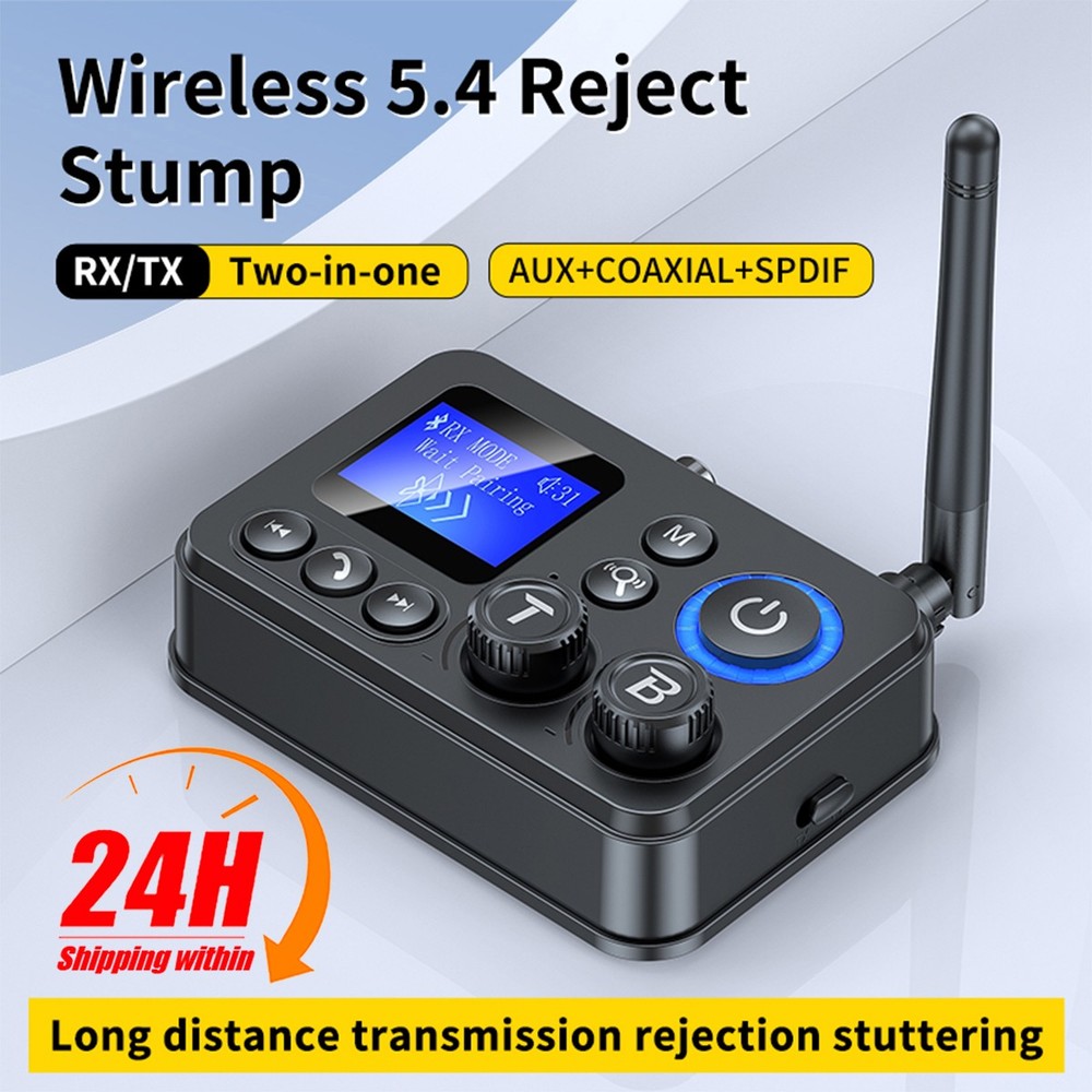 Bluetooth 5.3 Audio Receiver for Home Stereo, Wireless Adapter with Optical USB