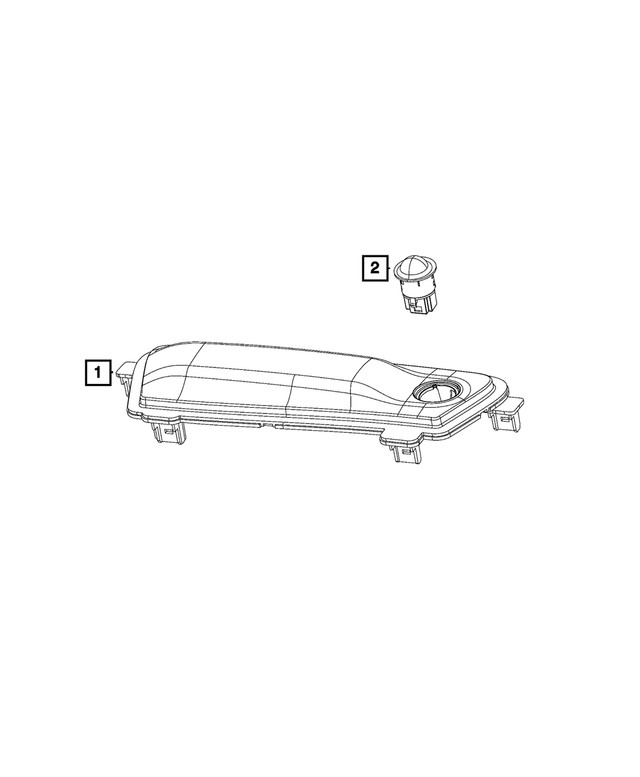 Genuine Mopar Sun Sensor 68230115AB