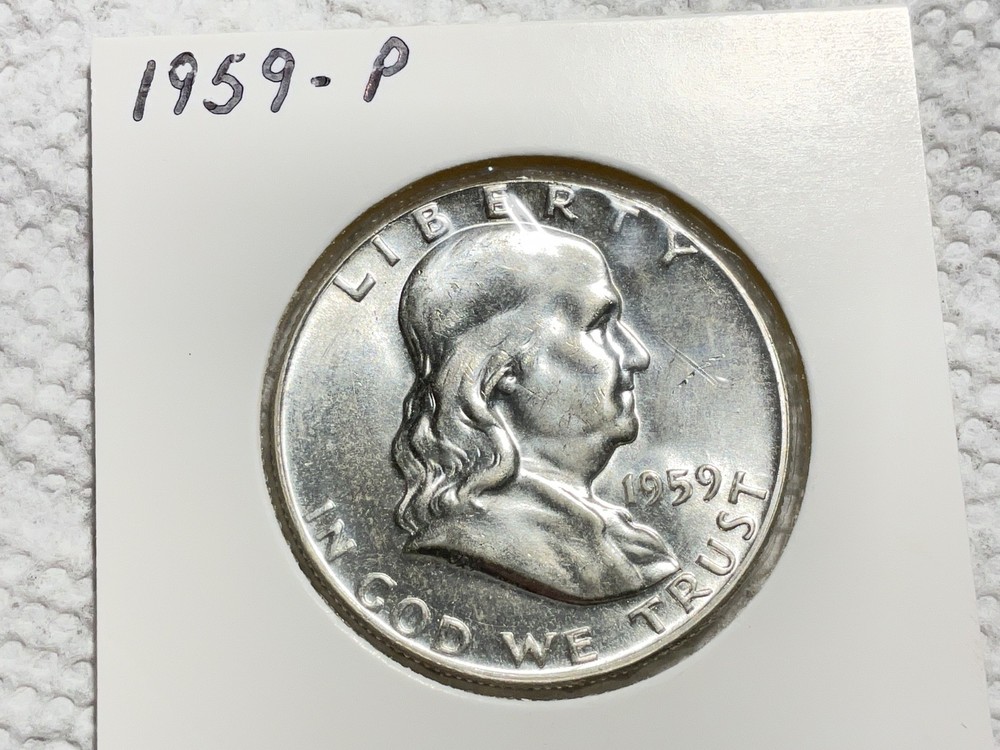 1959 P Franklin Half Dollar UNC.