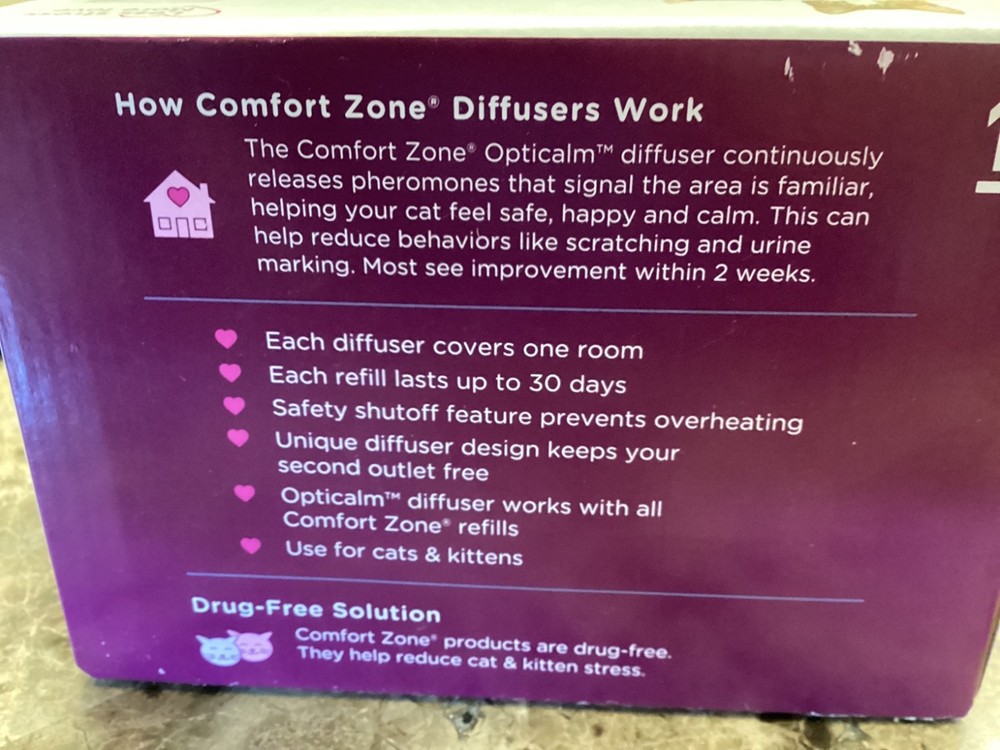 Deluxe Cat Calming kit ComfortZone ( 3 diffusers & 6refills)