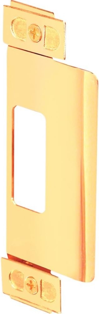Brass Plated Adjustable Door Strike for Deadbolt Locks, Easy Installation