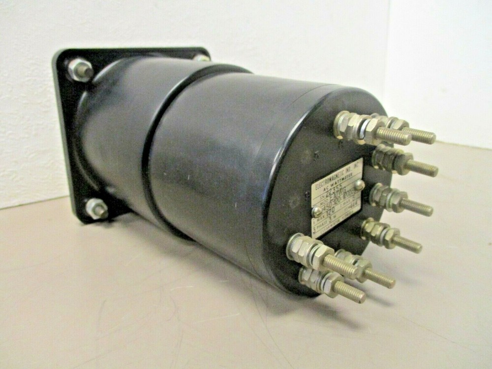 Electromagnetic Ind WATTMETER EAIWG 0-800 A.C. Kilowatts 3-Phase Panel Meter