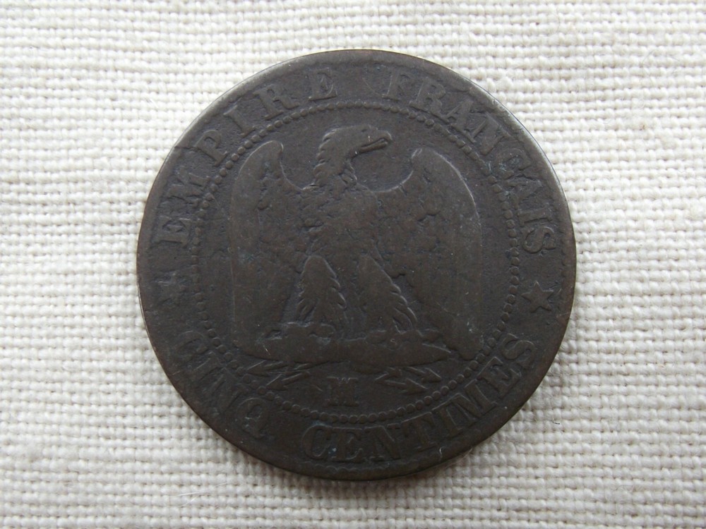 1854M France 5 Centimes