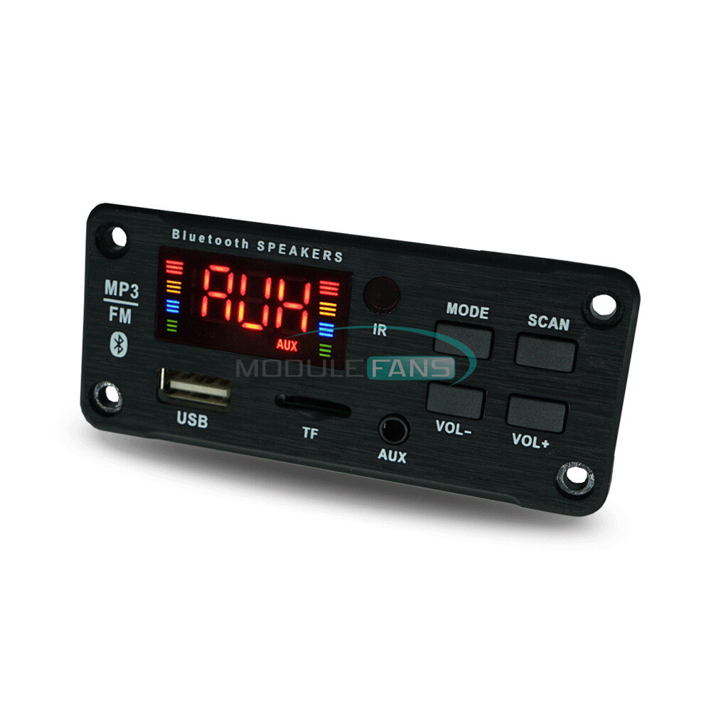 25W*2 Amplifier MP3 Player Decoder Board 12V Bluetooth5.0 Car FM Radio Module