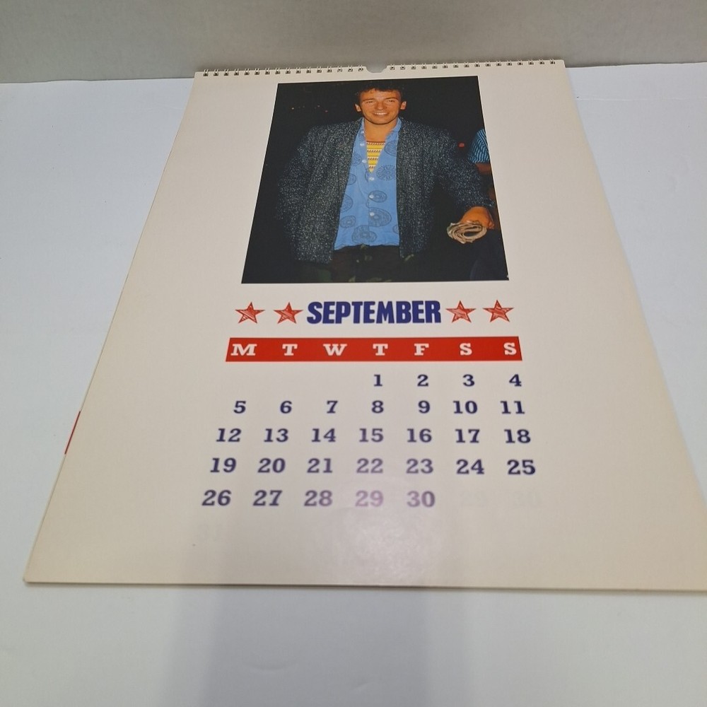 Bruce Springsteen 1988 Calendar