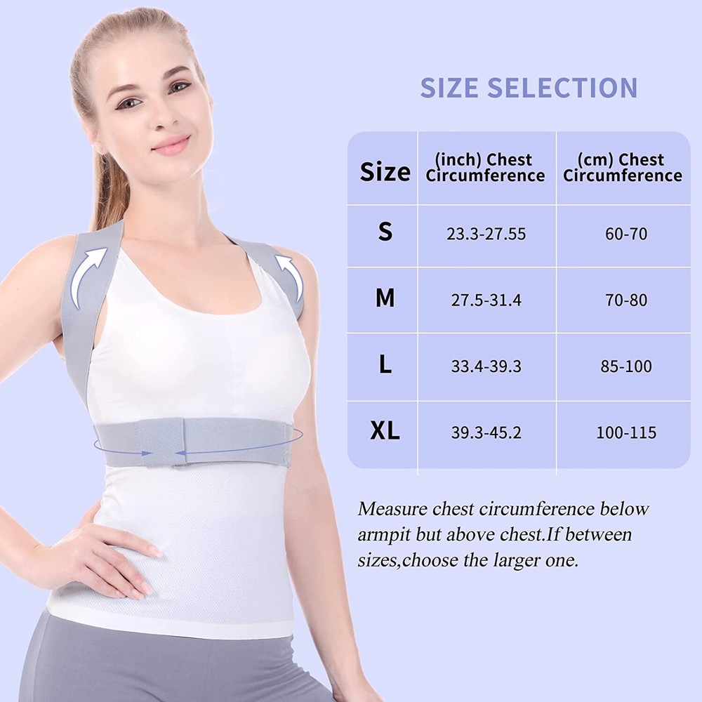 New-- Anoopsyche Posture Corrector Adjustable Upper Posture Brace for Support