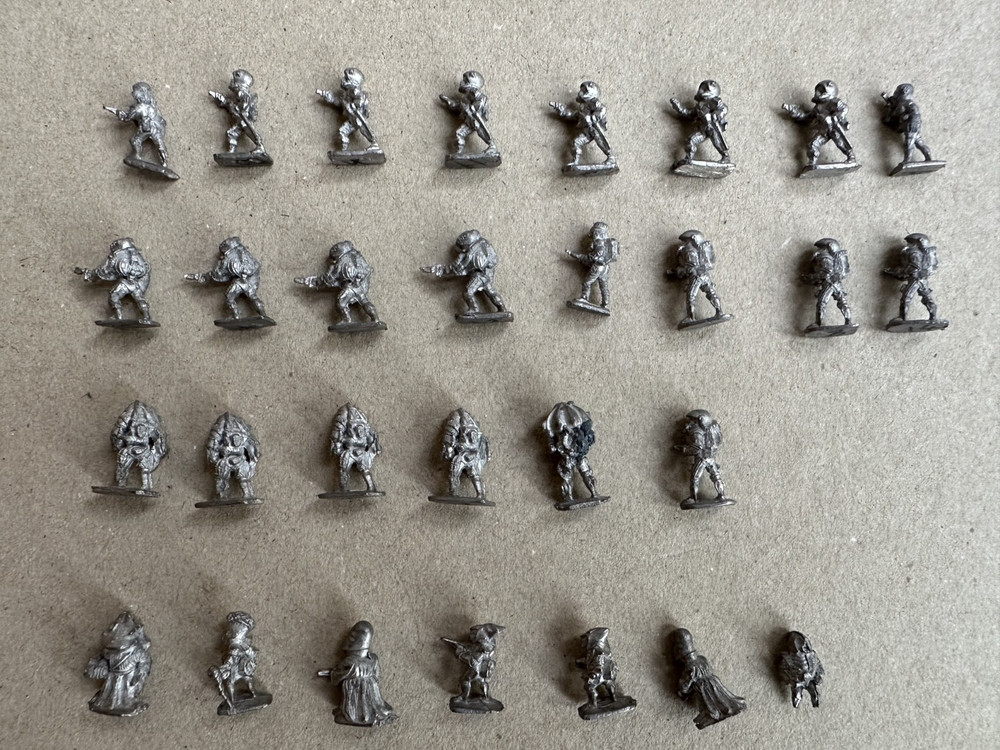 Laserburn Sci-Fi 20mm, 29 figures