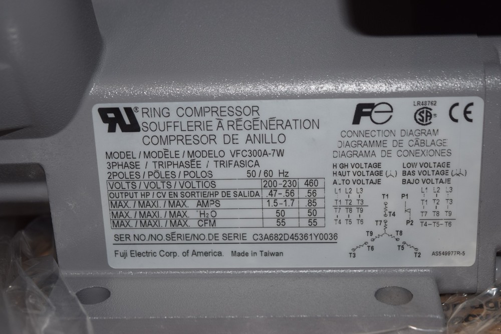 Fuji Electric VFC300A-7W Ring Compressor