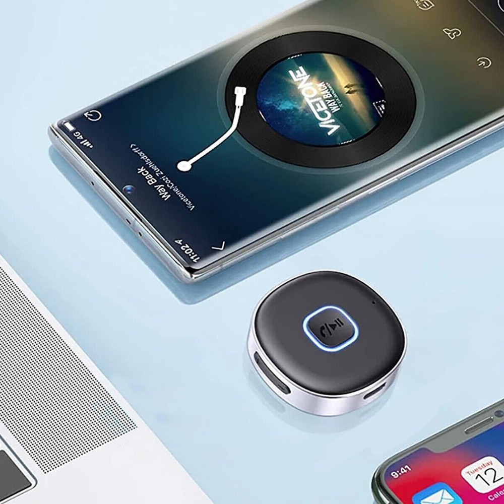 Bluetooth Receiver 3.5mm AUX Car Adapter Wireless Audio Receiver for Home Stereo