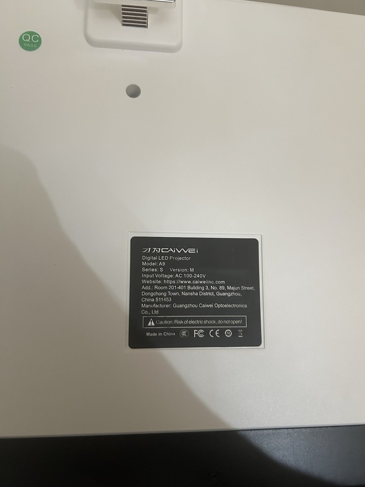 Digital LED Projector CAiWE Model A9 Series S Used