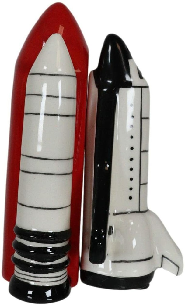 Space Shuttle Apollo Magnetic Salt Pepper Shakers Set
