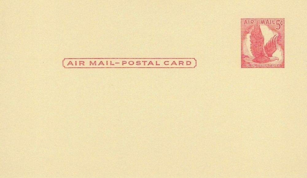 STAMP US SCOTT UXC2 "Eagle in Flight" 5 CENT POSTCARD 1958 MNH