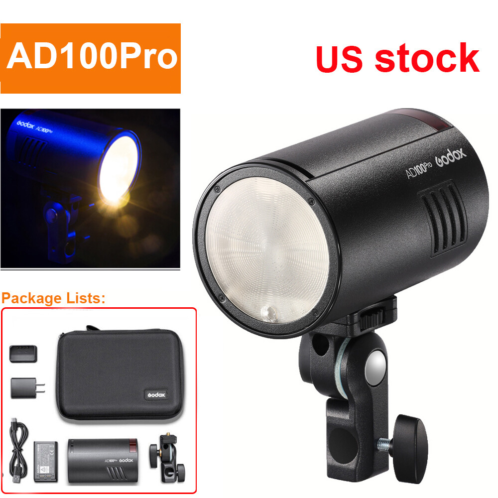 Godox AD100Pro AD100 PRO TTL HSS 100W Flash Speedlite 2.4G Wireless Pocket Flash