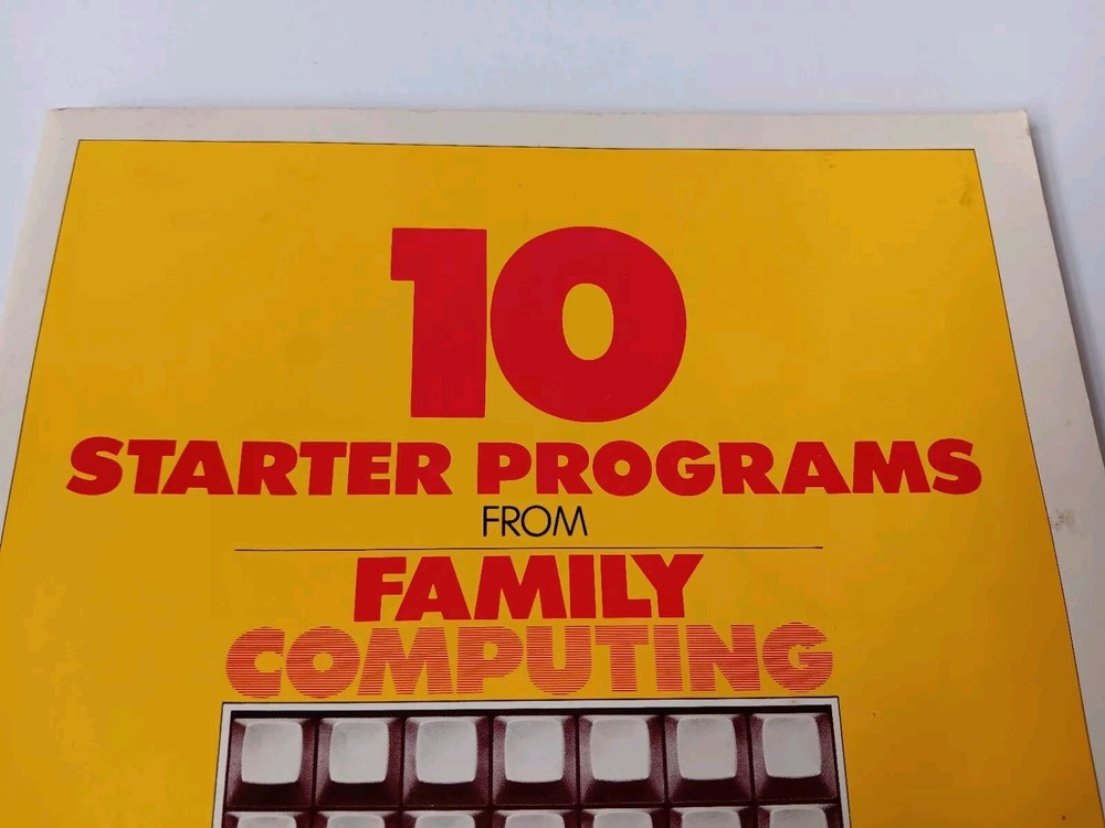10 Starter Programs Family Computing Apple Atari Comm 64 Vic 20 TI Timex TRS-80