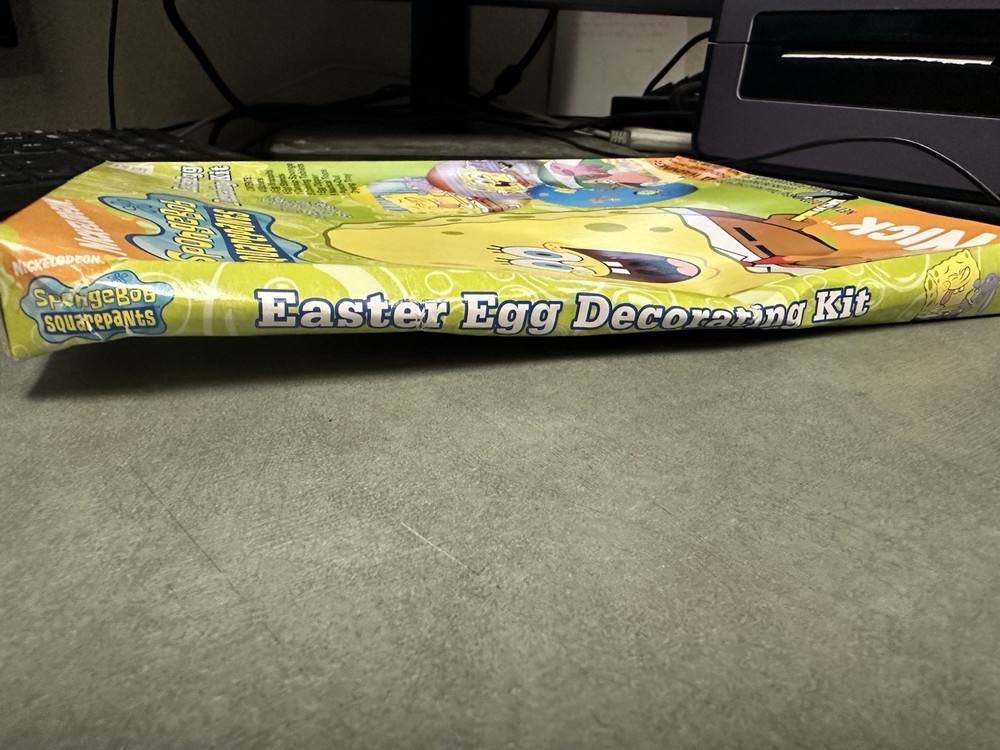SpongeBob Squarepants Easter Egg Decorating Kit RARE SEALED Nickelodeon 2006